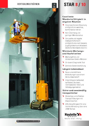 Plataformas verticales Haulotte Star 10