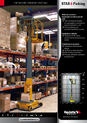 Plataformas verticales Haulotte Star 6 Picking