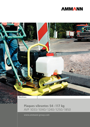 Planchas vibratorias de una dirección Ammann AVP 1850