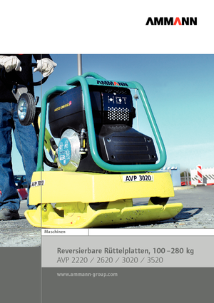 Planchas vibratorias reversibles Ammann AVP 2220