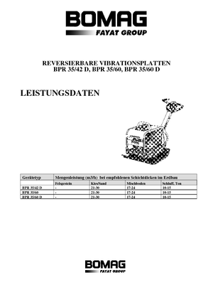 Planchas vibratorias reversibles Bomag BPR 35/60