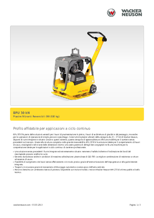 Planchas vibratorias reversibles Wacker BPU 3050 A