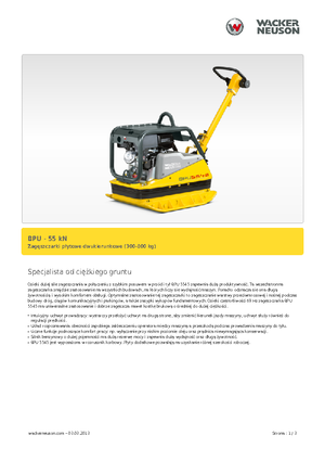 Planchas vibratorias reversibles Wacker Neuson BPU5545A 