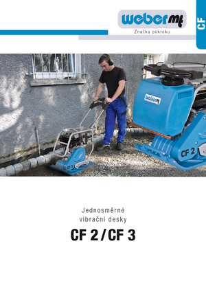 Planchas vibratorias de una dirección weber mt CF 2 Hd