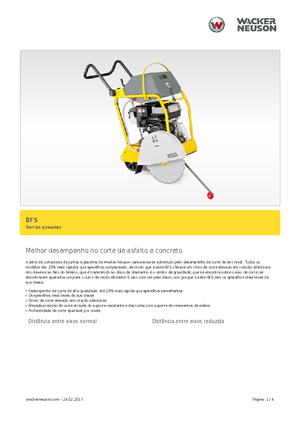 Cortadoras de suelo Wacker BFS 1345 AB