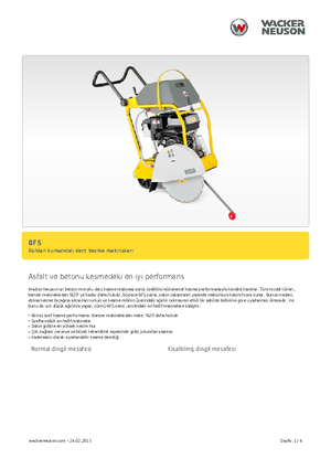 Cortadoras de suelo Wacker BFS 1345 AB