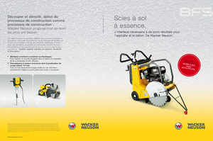 Cortadoras de suelo Wacker BFS 1345 AB