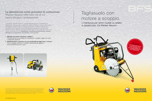 Cortadoras de suelo Wacker BFS 1345 AB
