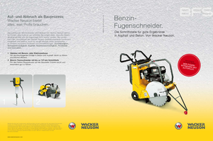 Cortadoras de suelo Wacker BFS 1350 ALS