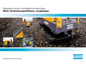 Planchas vibratorias reversibles Atlas Copco LG 300