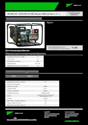 Grupos electrógenos, gasolina INMESOL AK 900-CA