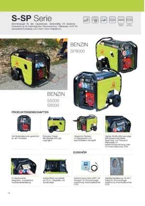 Grupos electrógenos, gasolina PRAMAC Lifter SP 8000