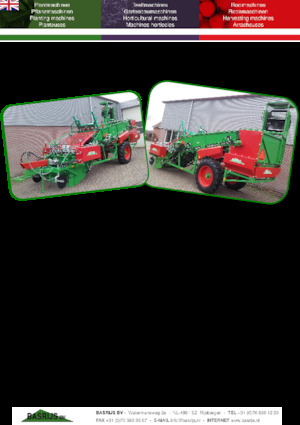 Cosechadoras de plantas Basrijs Plant harvester medium large BRP/ML