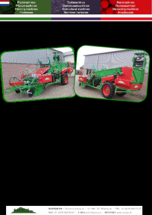 Cosechadoras de plantas Basrijs Plant harvester medium large BRP/ML