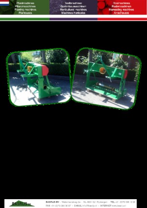 Cosechadoras de plantas Basrijs Plantslifter BRS/D220G