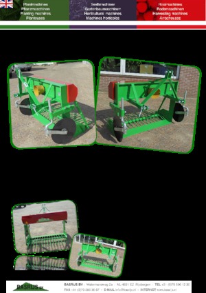 Cosechadoras de plantas Basrijs Plantslifter BRS/E135