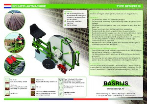 Máquinas de plantar Basrijs Deep plant element disc 100 cm