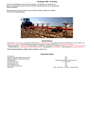 Arados Kuhn Challenger 9E NSH