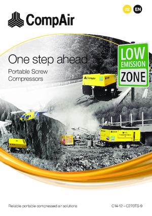 Compresores Portátiles - Diesel, Eléctr., Gasolina CompAir C260TS-10