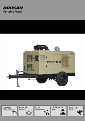 Compresores Portátiles - Diesel, Eléctr., Gasolina Doosan VHP550C