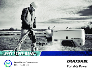 Compresores Portátiles - Diesel, Eléctr., Gasolina Doosan XP375WCU-T2