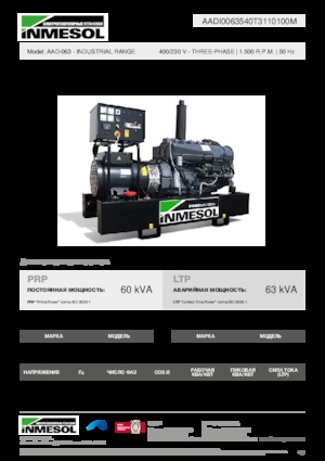 Grupos electrógenos diesel INMESOL AAD-063