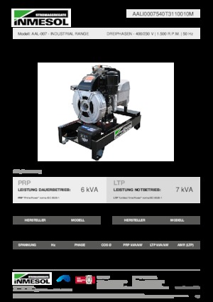 Grupos electrógenos diesel INMESOL AAL-007