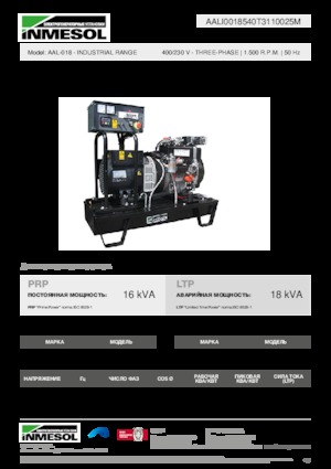Grupos electrógenos diesel INMESOL AAL-018