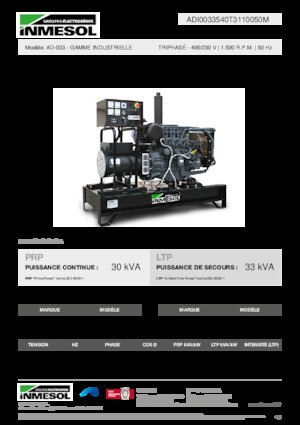 Grupos electrógenos diesel INMESOL AD-033