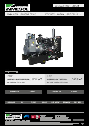 Grupos electrógenos diesel INMESOL AI-550