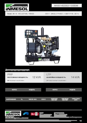 Grupos electrógenos diesel INMESOL AK-14
