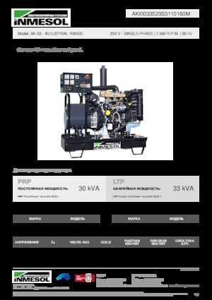 Grupos electrógenos diesel INMESOL AK-33