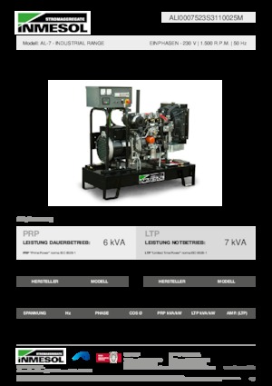 Grupos electrógenos diesel INMESOL AL-7