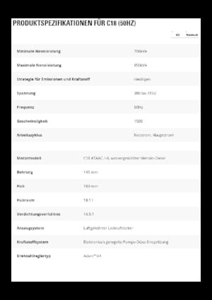 Grupos electrógenos diesel Caterpillar C18-850