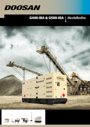 Grupos electrógenos diesel Doosan G500-IIIA  