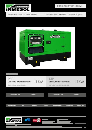 Grupos electrógenos diesel INMESOL IK-017