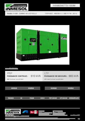 Grupos electrógenos diesel INMESOL IV-680