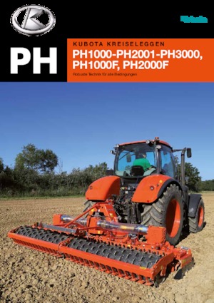 Gradas rotantes Kubota PH3450F