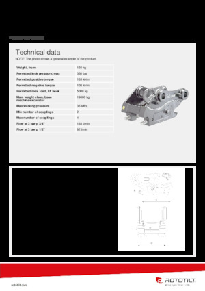Acopladores rápidos Rototilt® QC60-4 