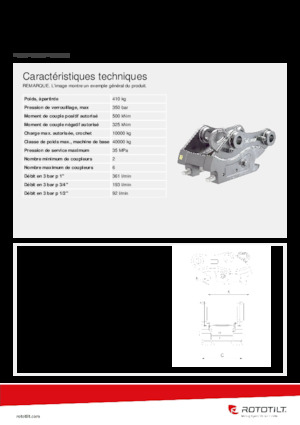 Acopladores rápidos Rototilt® QC80 