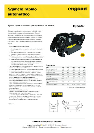 Acopladores rápidos engcon QS70