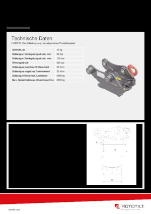Acopladores rápidos Rototilt® S40 