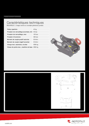 Acopladores rápidos Rototilt® S40 