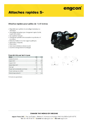 Acopladores rápidos engcon S30