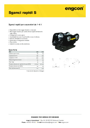 Acopladores rápidos engcon S30