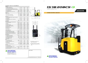 Carretillas elevadoras eléctricas Hyundai 20 BCS-9