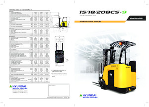 Carretillas elevadoras eléctricas Hyundai 18 BCS-9 