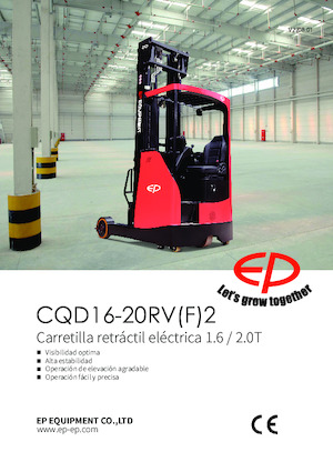 Carretillas elevadoras eléctricas EP CQD16RVF2