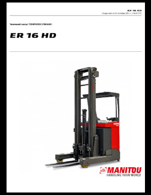 Carretillas elevadoras eléctricas Manitou ER 16 HD