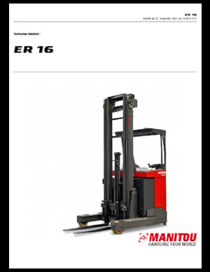 Carretillas elevadoras eléctricas Manitou ER 16